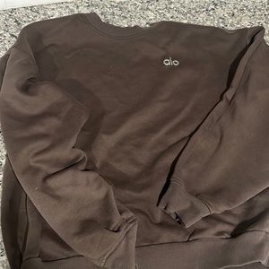 Alo brown crew neck